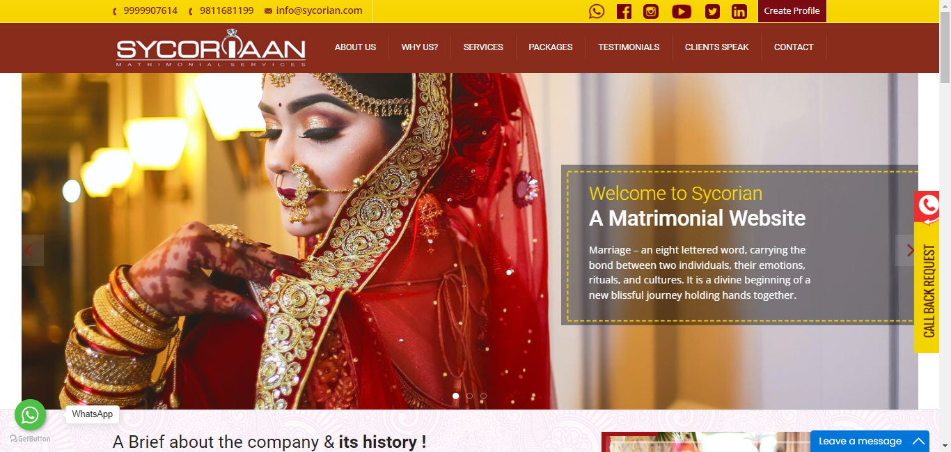 Sycoriaan Matrimonial Pvt Ltd